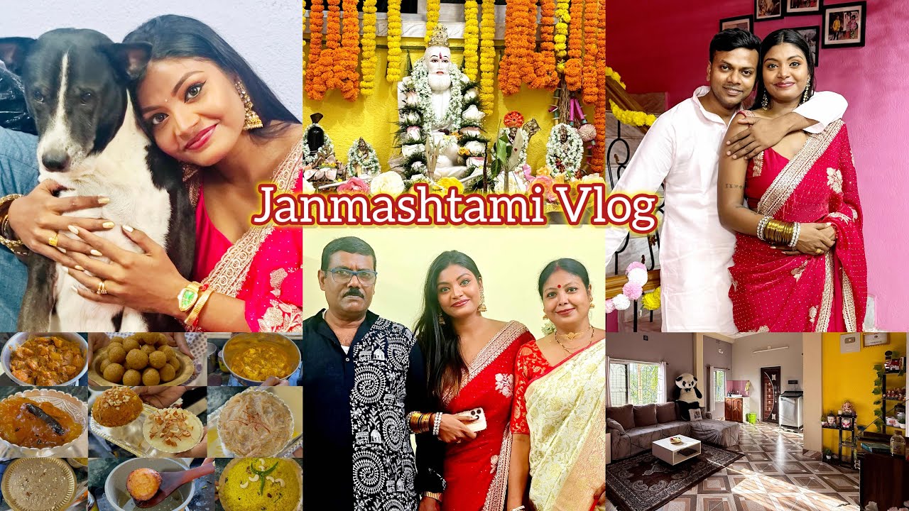 His *GRAND* Birthday Celebration 💕 Janmashtami Vlog 2025 ✨