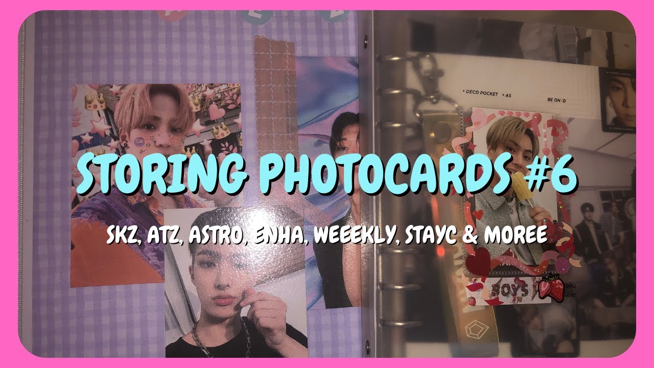 storing + organising photocards #6 (ft. atz, enha, stayc, weeekly, skz and more!)