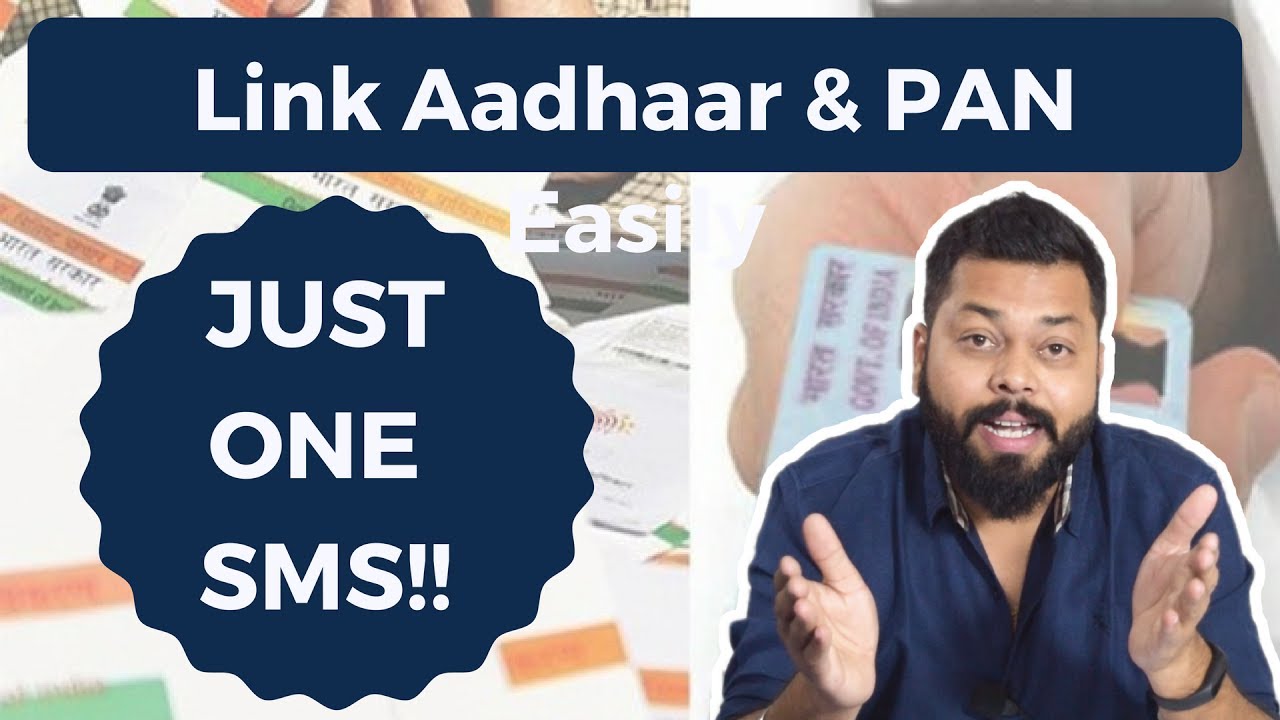 How To Link Aadhaar & PAN With Just ONE SMS! [Hindi]