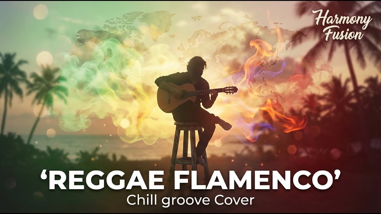 Reggae Flamenco Fusion Instrumental | Tropical Chill Guitar