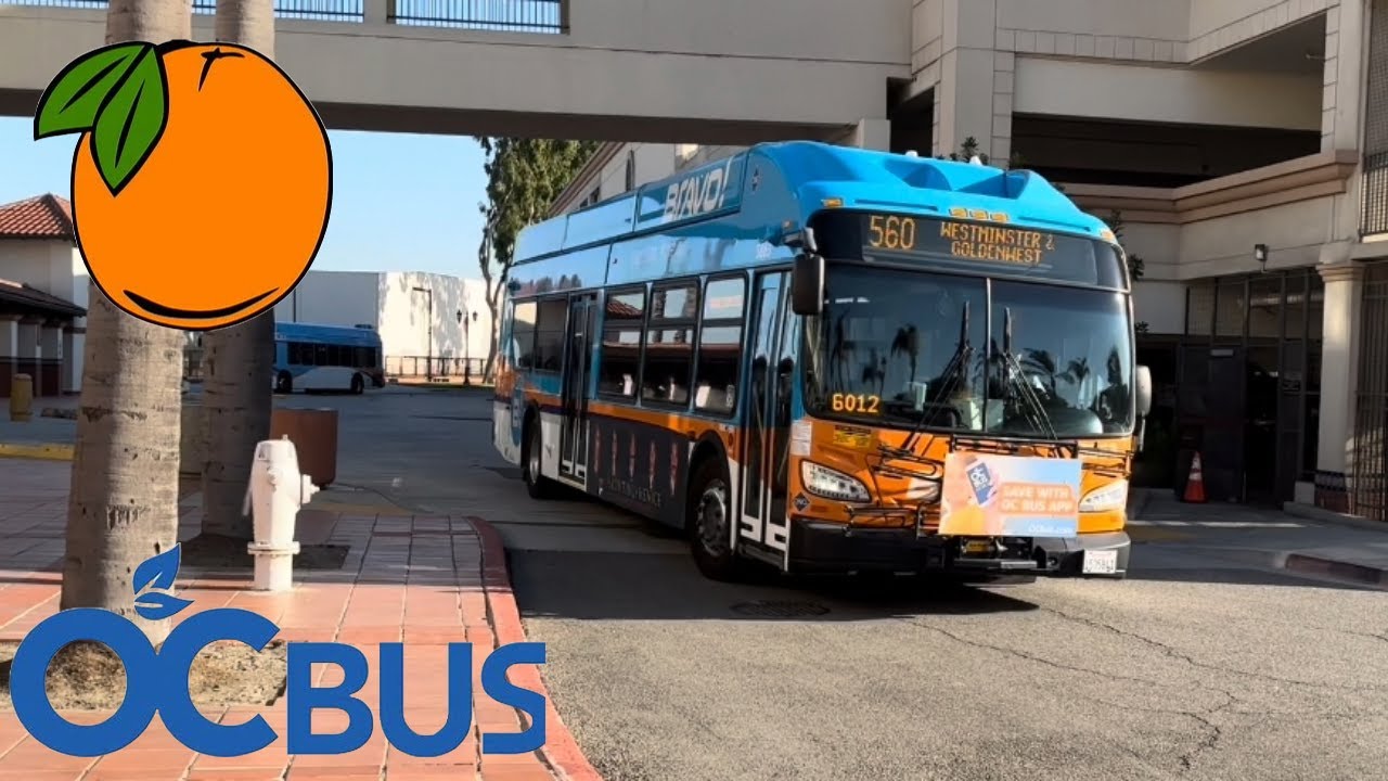 OC Buses in the City of Santa Ana, CA
