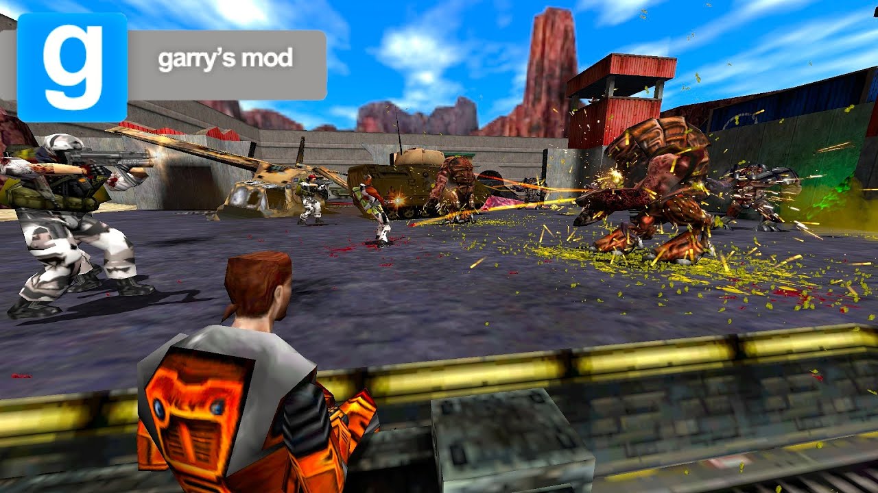 GMOD | HECU grunts vs Guards vs Xen aliens