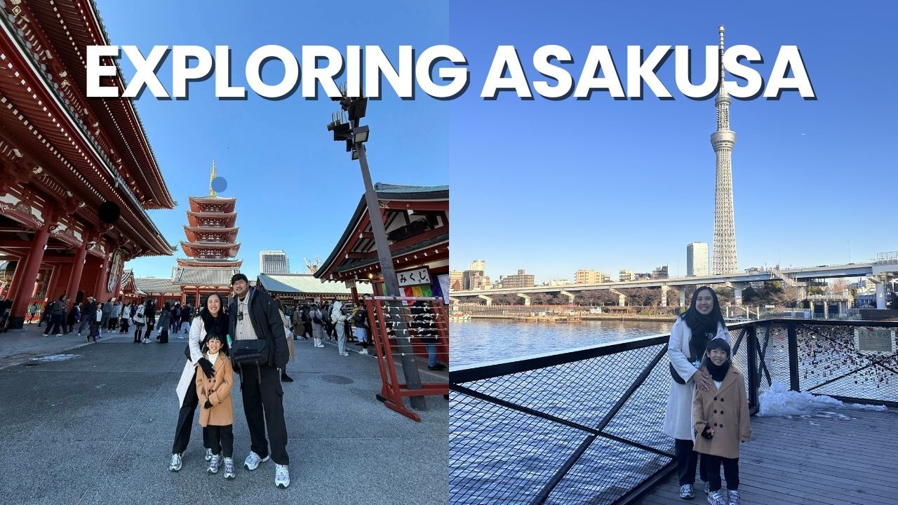 EXPLORING ASAKUSA 🇯🇵 Senso-ji Temple, Asakusa Hanayashiki, Sumida Park, Tokyo Skytree | We The TZN