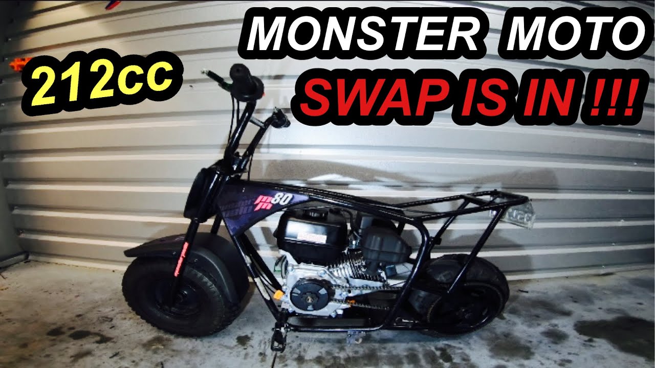 MONSTER MOTO 212cc SWAP IS IN!!!🔥🔥 | Christian Arroyo