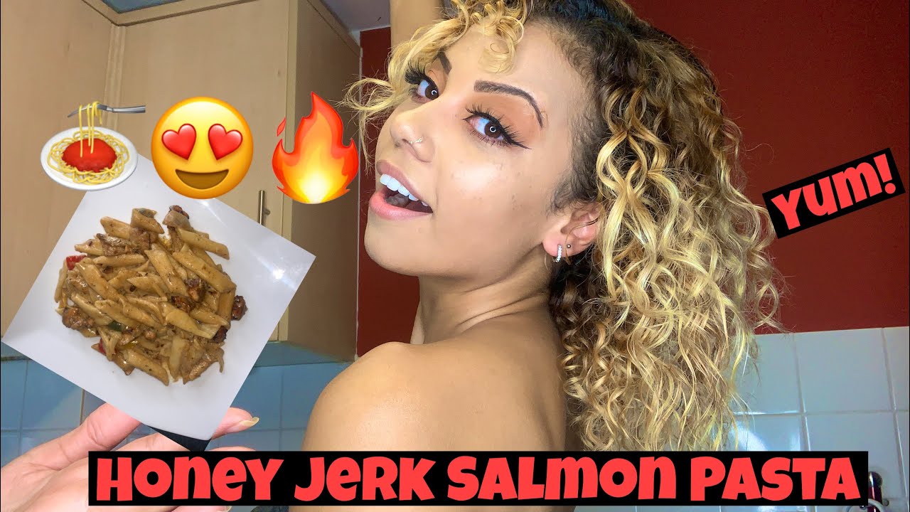 Honey Jerk Salmon Pasta| I COOKED TERRI- ANN’S KITCHEN RECIPE| Danielle Joyce