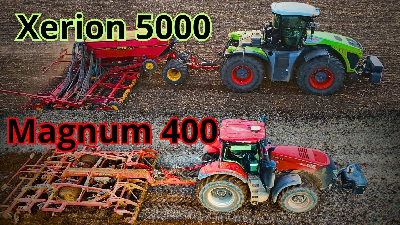 🚩 CASE IH Magnum 400 & CLAAS Xerion 5000 | RAW POWER 🚩