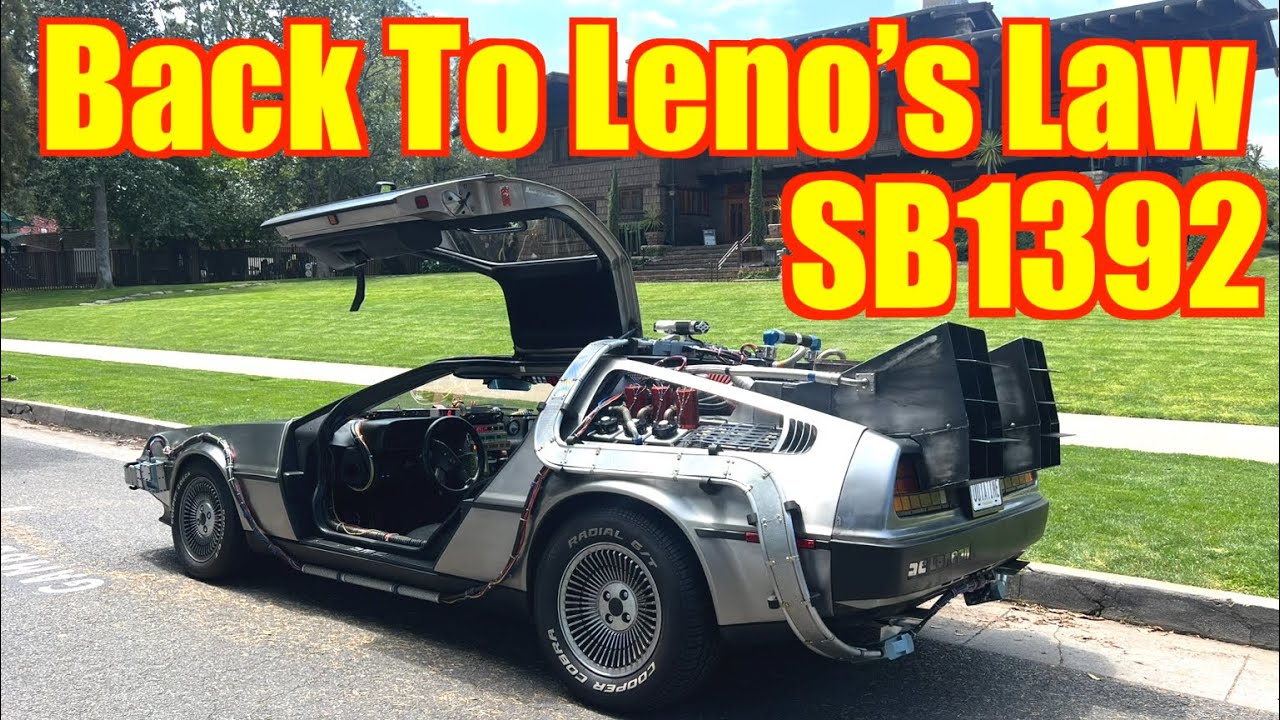 SB1392 Introduced - California Classic Car Smog Exemption Bill - Leno's Law