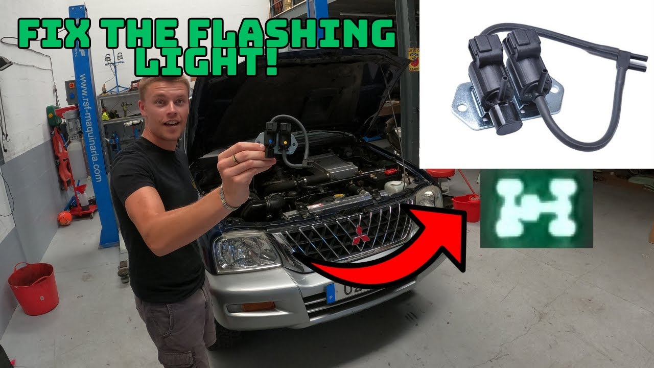 How to replace 4x4 solenoid and stop flashing light - Mitsubishi L200