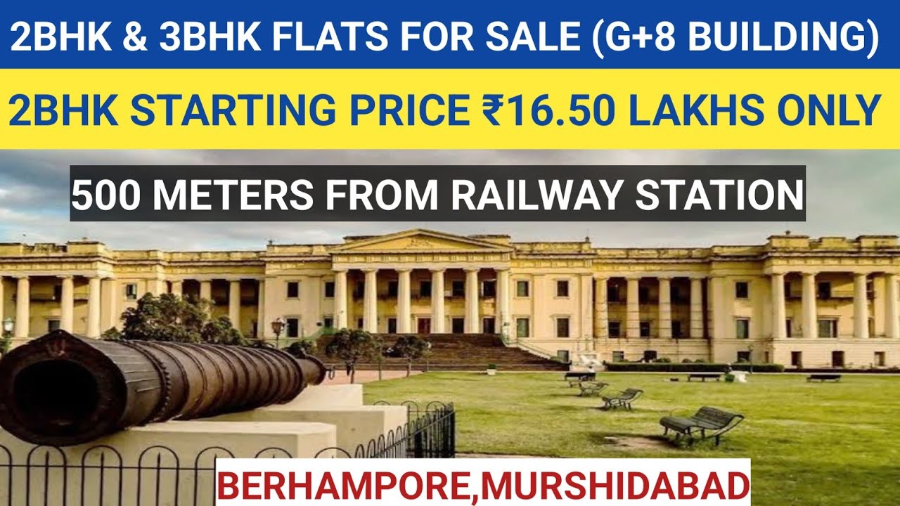 2BHK & 3Bhk Flats For Sale in Berhampore Murshidabad / 2BHK  Starting ₹16.50 Lakhs Only / G+8