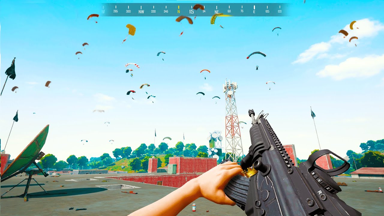 A MELHOR arma para HOT DROP - Sparkingg 1v4 PUBG