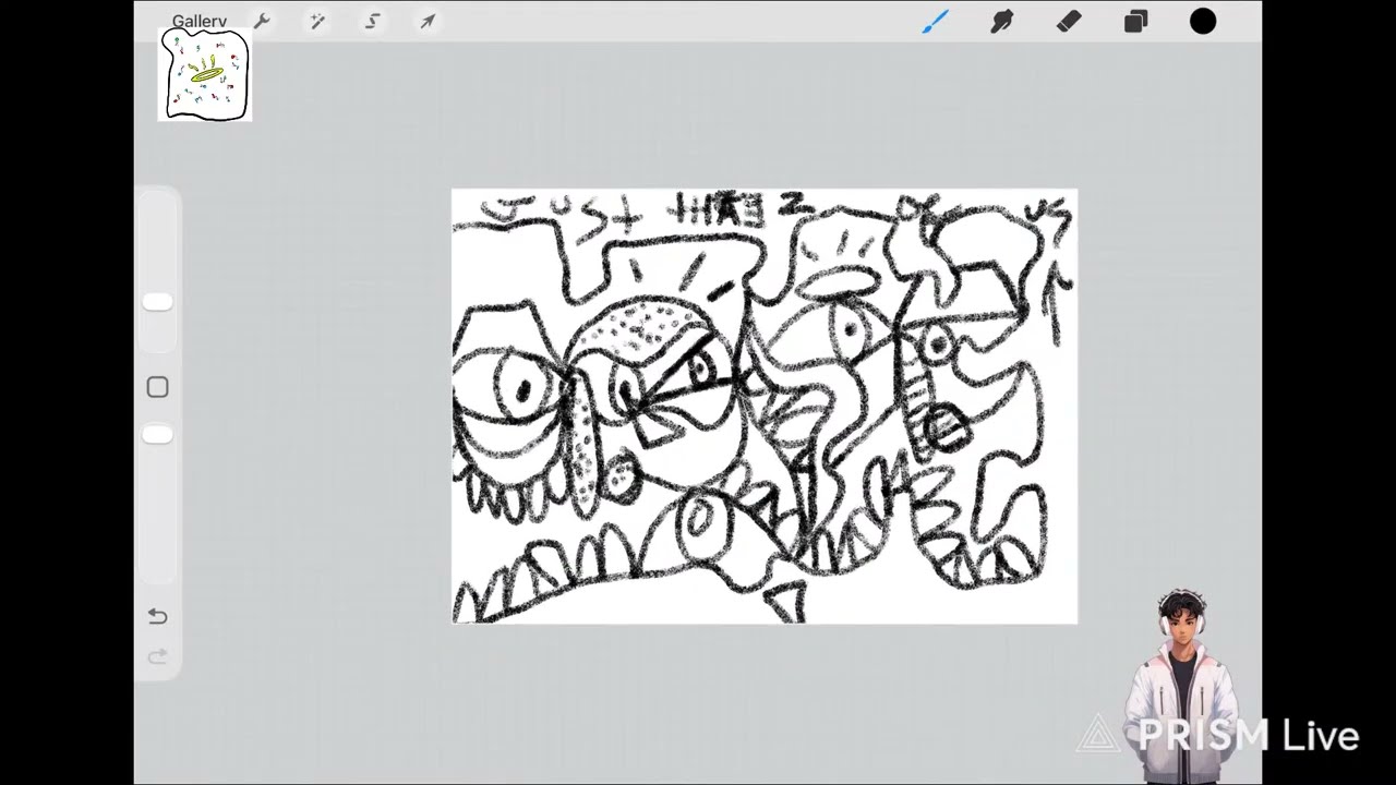 Digital Painting Sketch-Live by De La Soul Child