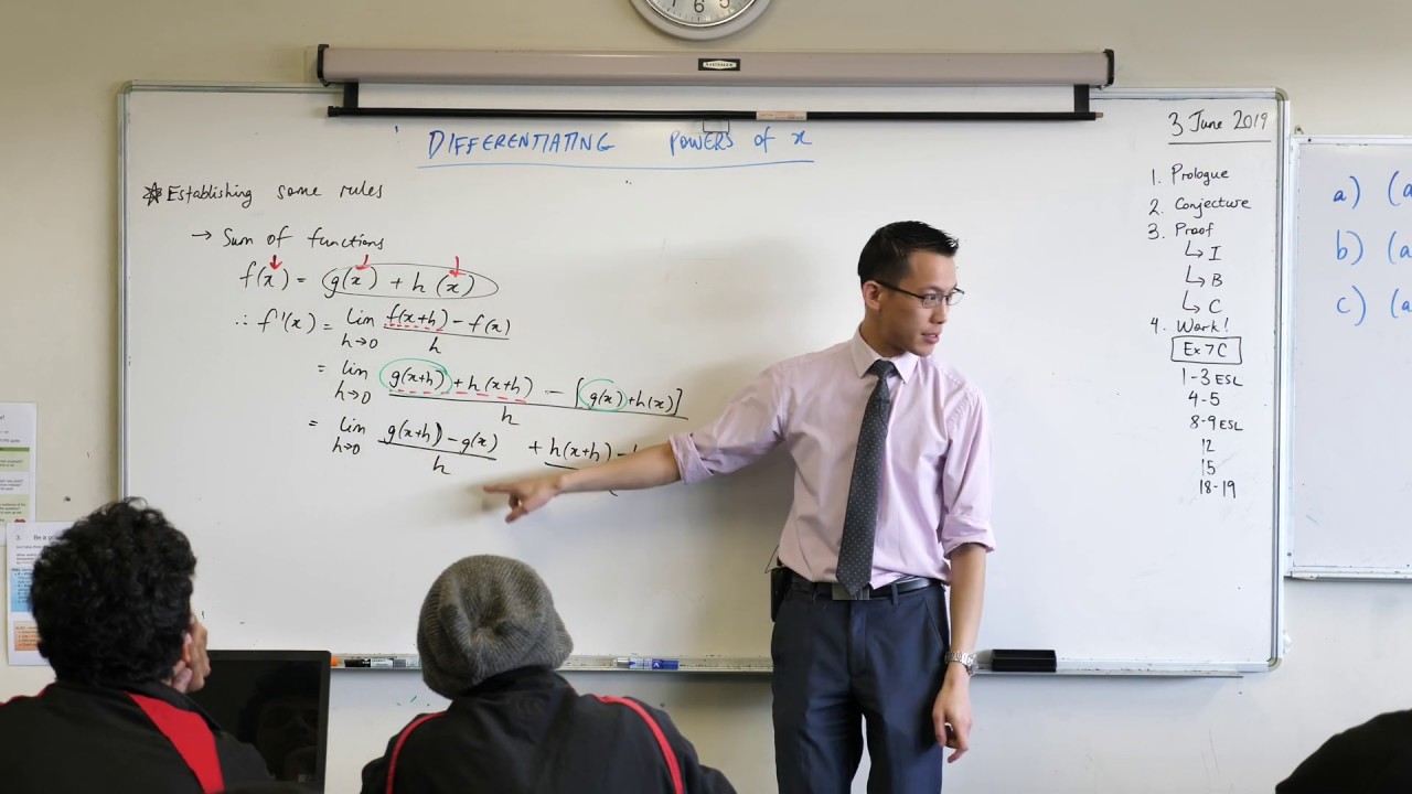 Basics of Calculus, continued (1 of 2: Sum of functions)