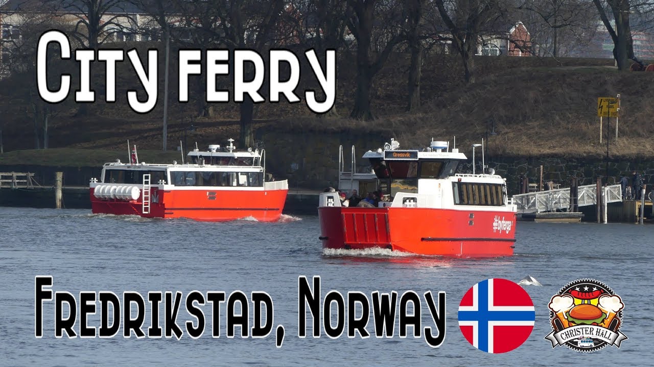 A cruise on the CITY FERRY - Fredrikstad, Norway