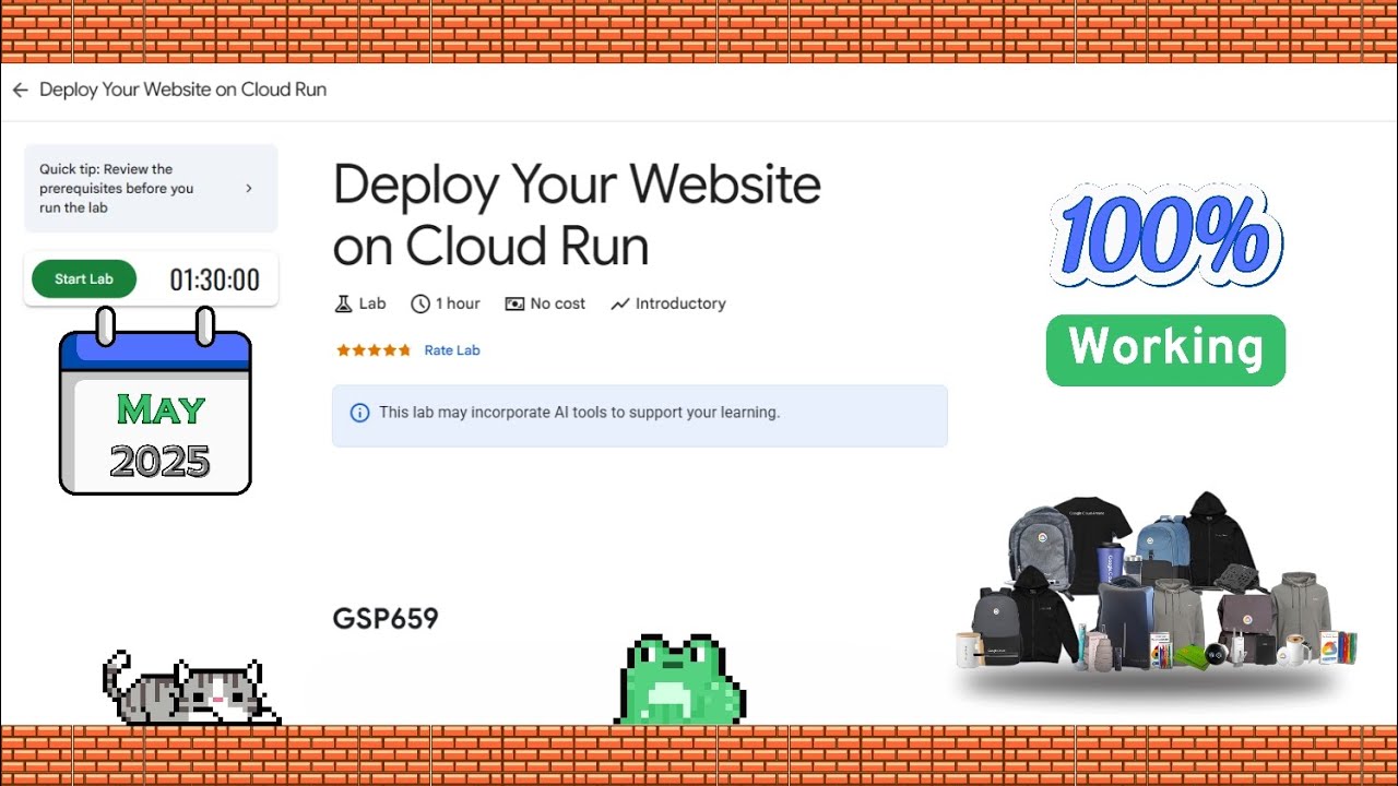 Deploy Your Website on Cloud Run #GSP659 #arcade #qwiklabs #gcp @qwiklabexplorers [2025] Updated ☁️🚀