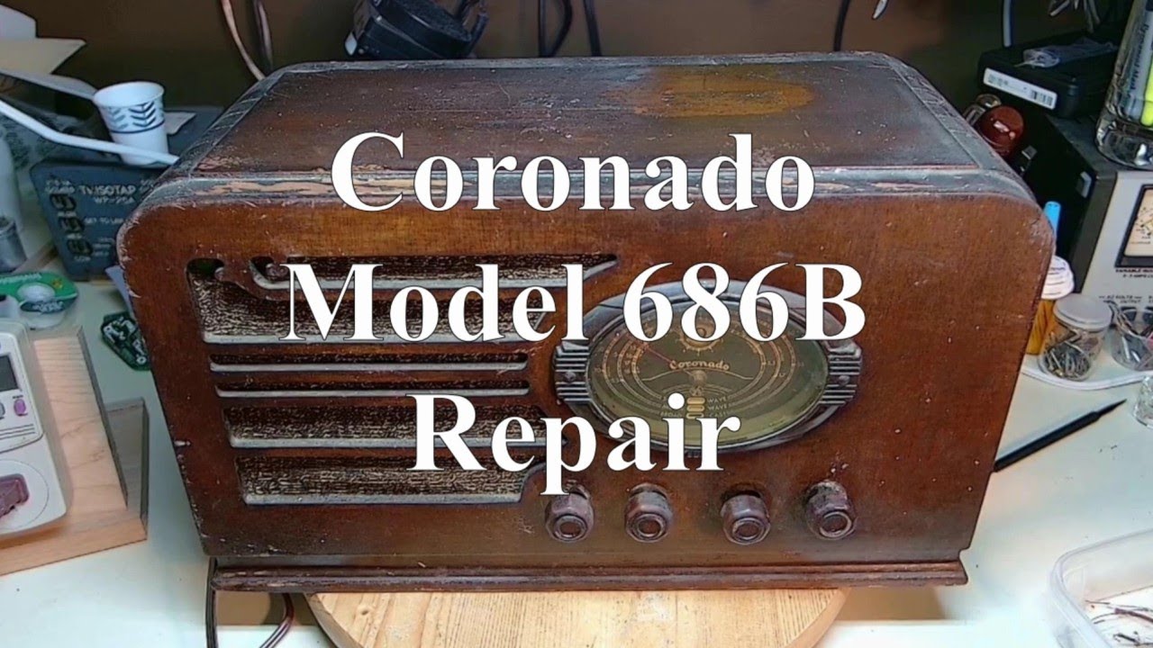 Coronado 686B tube radio repair
