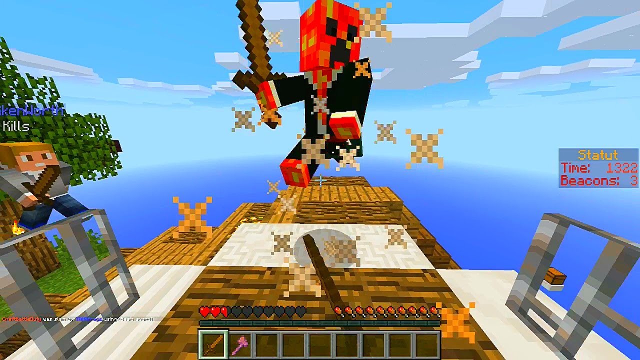 Minecraft *EPIC* Snapshot PVP Map - BEACONATORS #1 - CoolKidClub vs TBNR