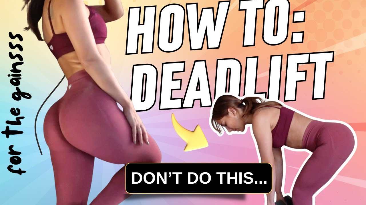 THIS is how you Romanian Deadlift (FROM HOME) & mistakes to avoid