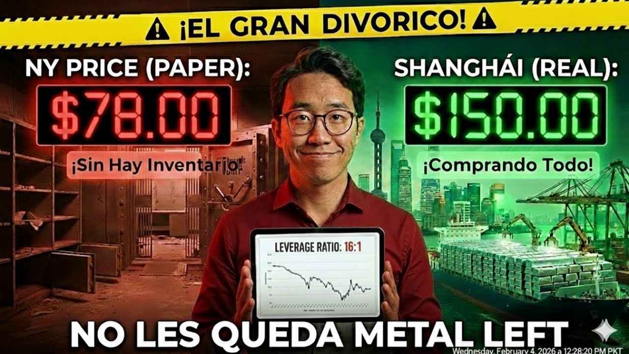 EL GRAN DIVORCIO: Por qué Shanghai acaba de llevar la plata a $150 (El rebote secreto) | Finanzix