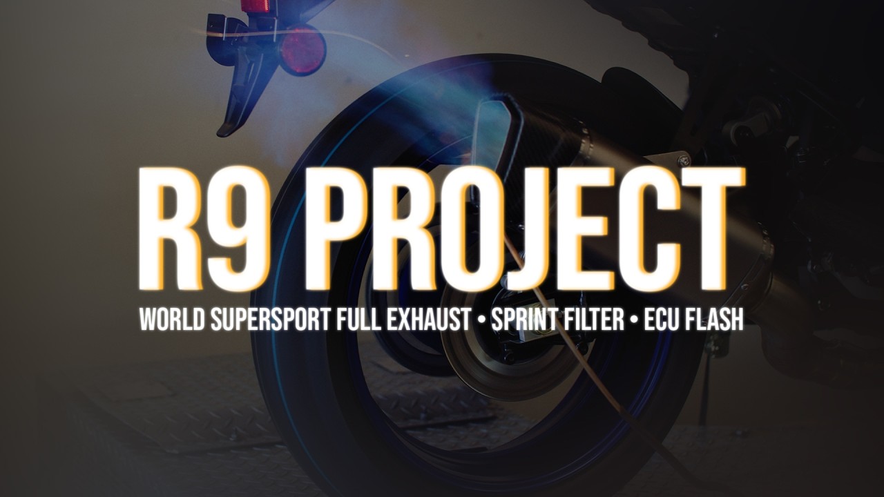 2025 Yamaha YZF-R9 Project Pt. 2 - Arrow WSS Full Exhaust, Sprint F1-85 Filter, ECU Flash & Dyno!
