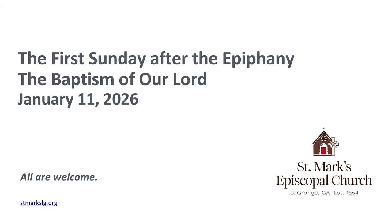 The First Sunday after the Epiphany