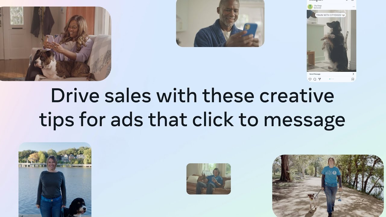Drive sales with these creative tips for ads that click to message