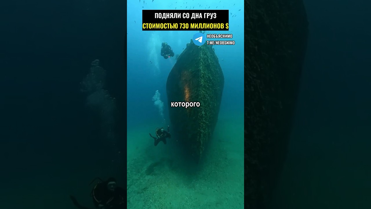 Нашли на дне моря, артефактов на 730 миллионов долларов