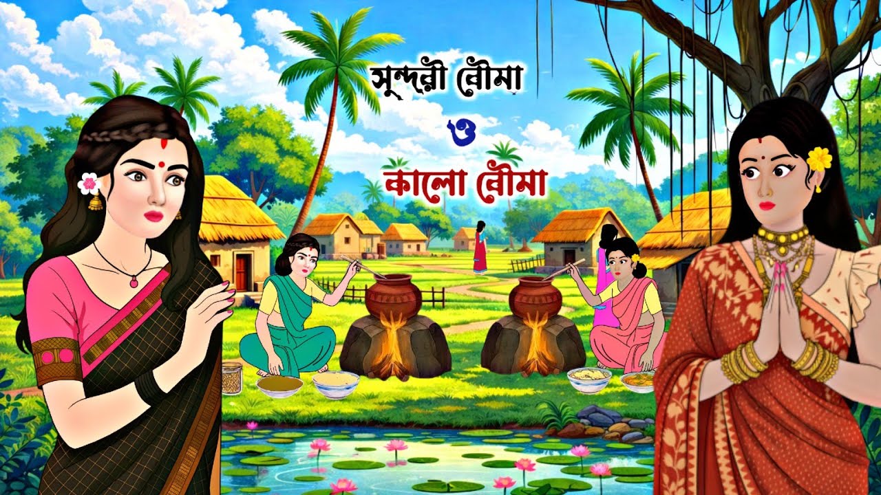 সুন্দরী বউ ও কালো বউ || Bangoli Moral Stories || Thakurmar Jhuli