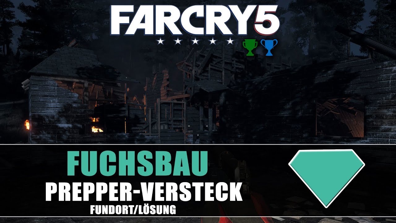 Far Cry 5 Prepper Versteck - Fuchsbau - Johns Region - Fundort/L&ouml;sung - Guide
