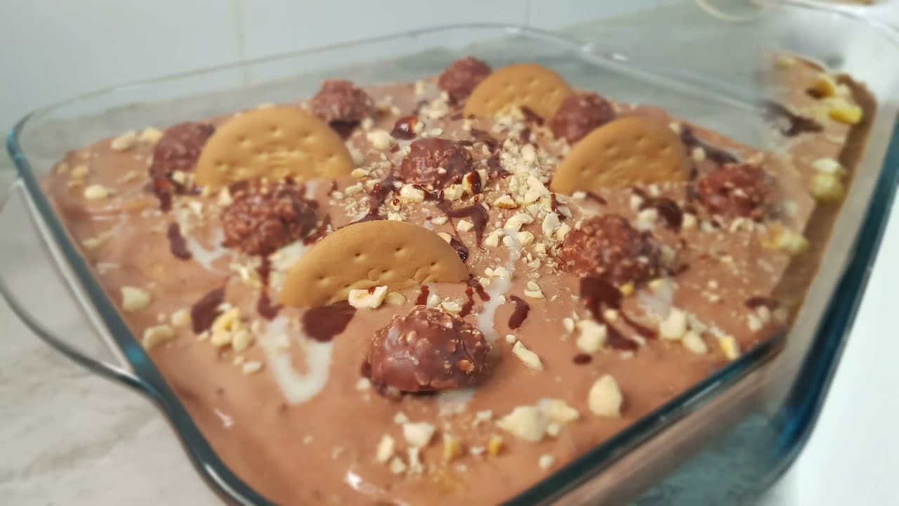 FERRERO ROCHER QUICK CHOCOLATE DESSERT !