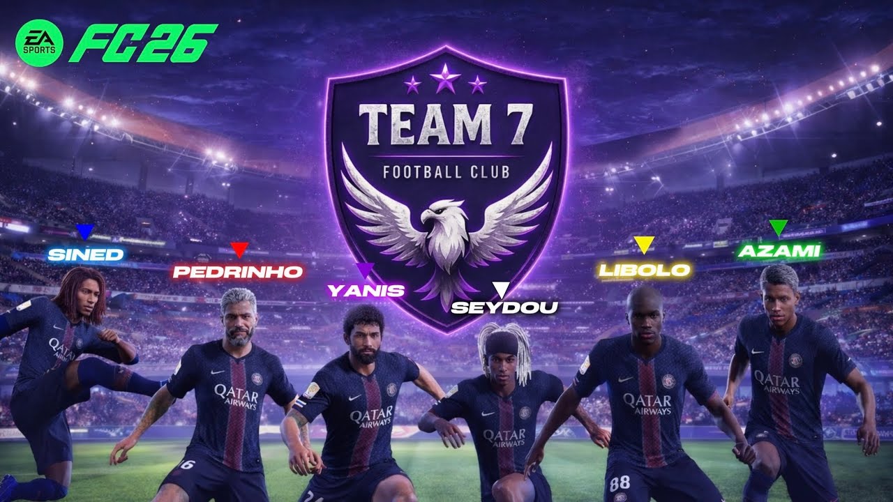 LES DEBUTS DE LA TEAM 7 SUR CLUB PRO FC26 !