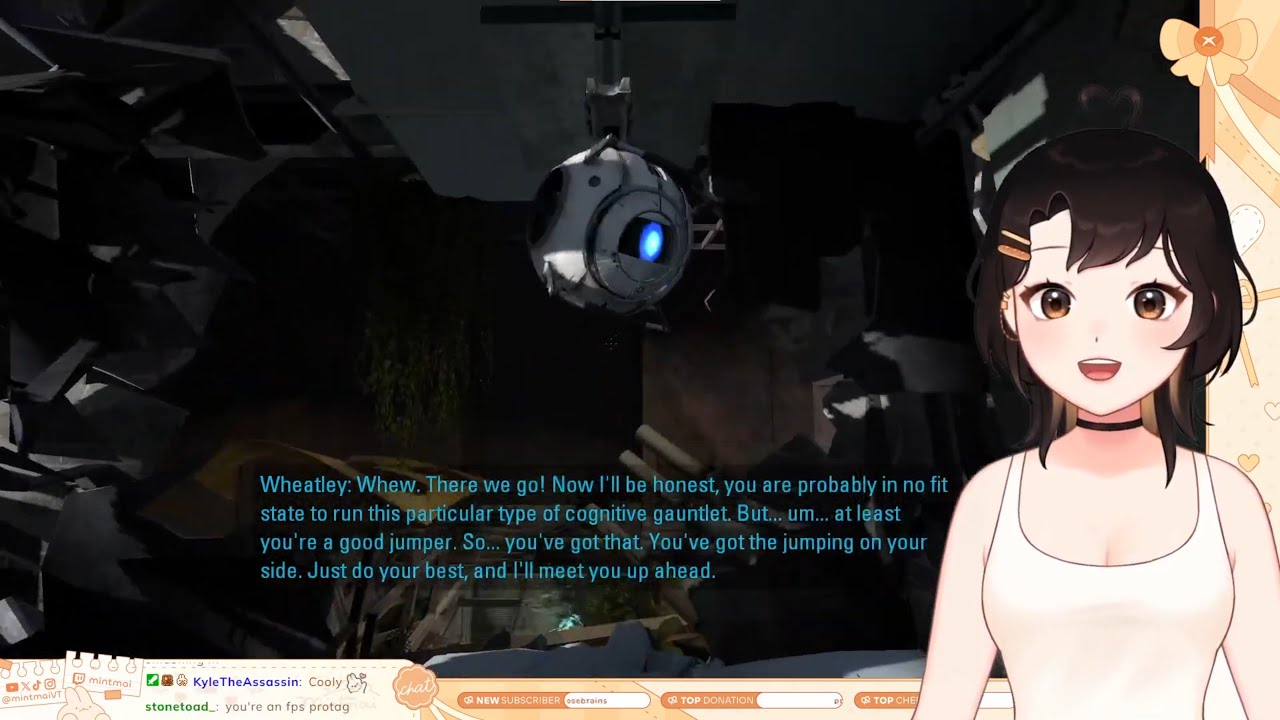Mintmai Plays PORTAL 2 (Part 1)【Nov 21, 2024】