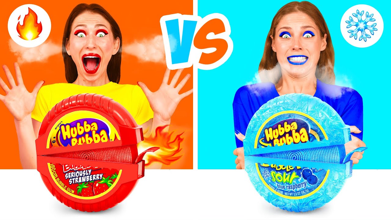 Hot vs Cold Food Challenge | Funny Food Hacks by Fun Teen