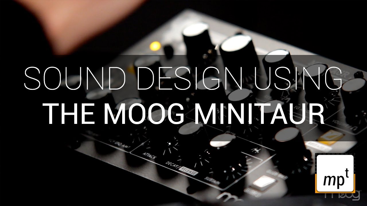 Звуковой дизайн с использованием Moog Minitaur