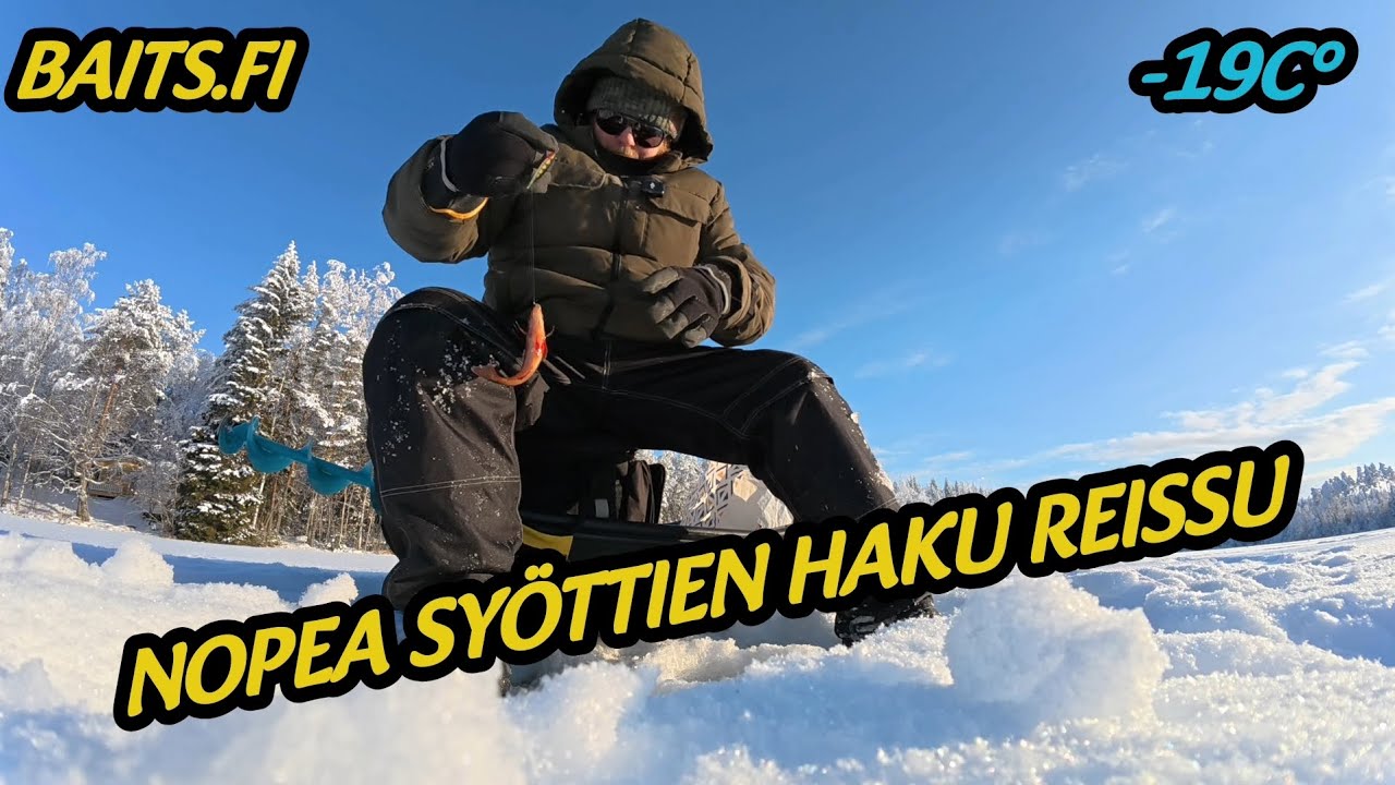 Matikka tarvii syöttejä.#pilkkiminen#ahven#talvikalastus#made#pystypilkki#morri#suomi