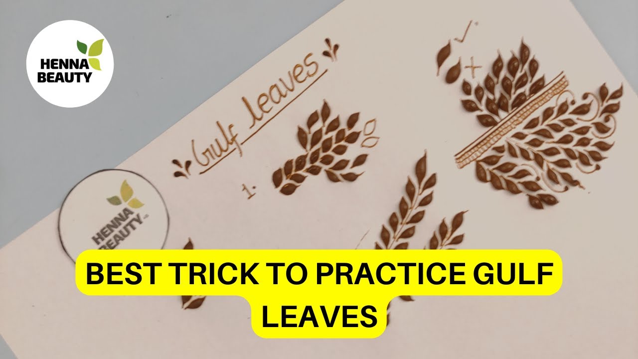 Best trick to practice gulf leaves || Most requested video || step by step
