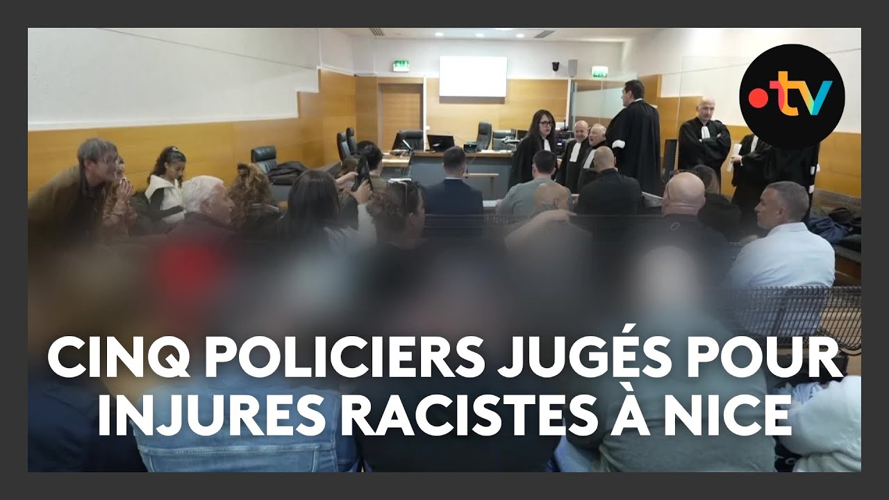 Cinq policiers jug&eacute;s pour violence et injures racistes &agrave; Nice