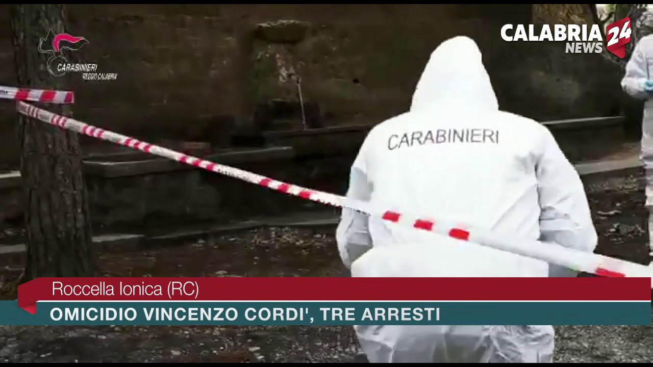 Roccella Ionica (RC): Omicidio Vincenzo Cordì, tre arresti