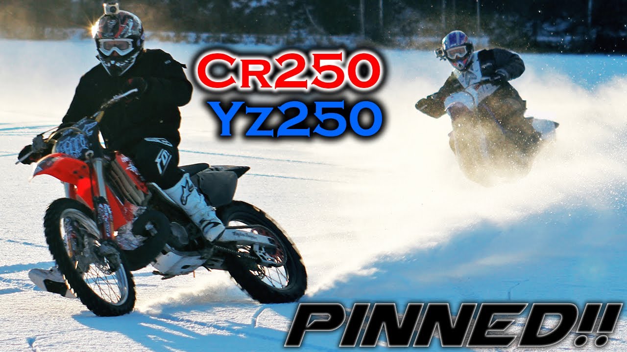 EPIC high-speed dirt bike riding on ICE