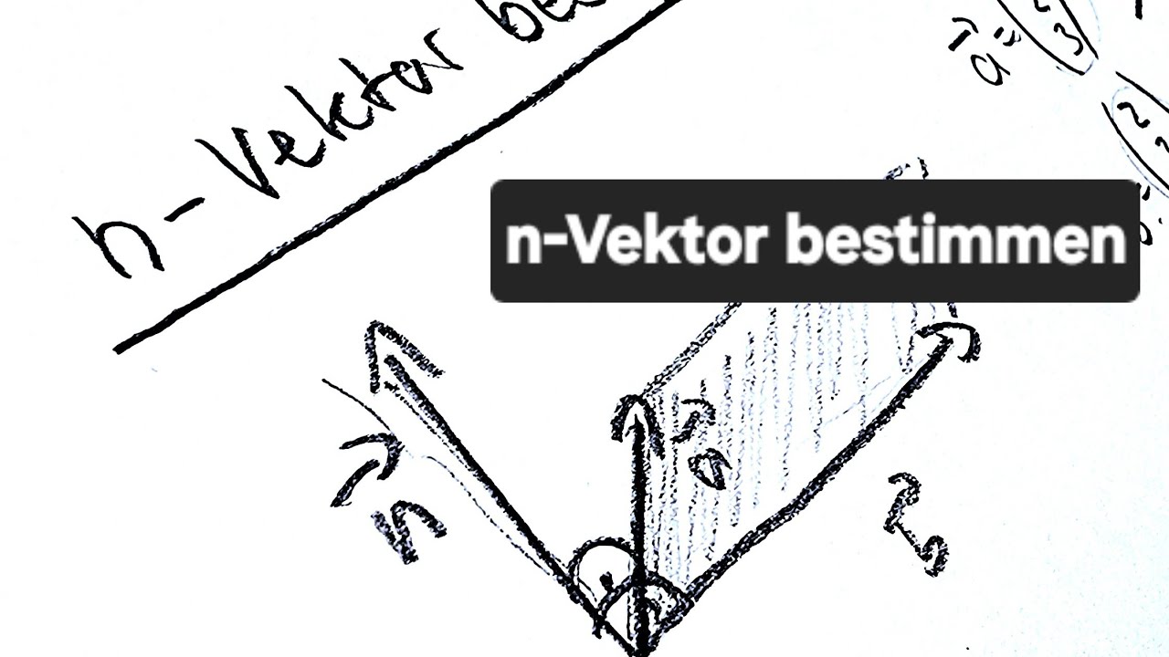 n-Vektor bestimmen (langsam und ausführlich)