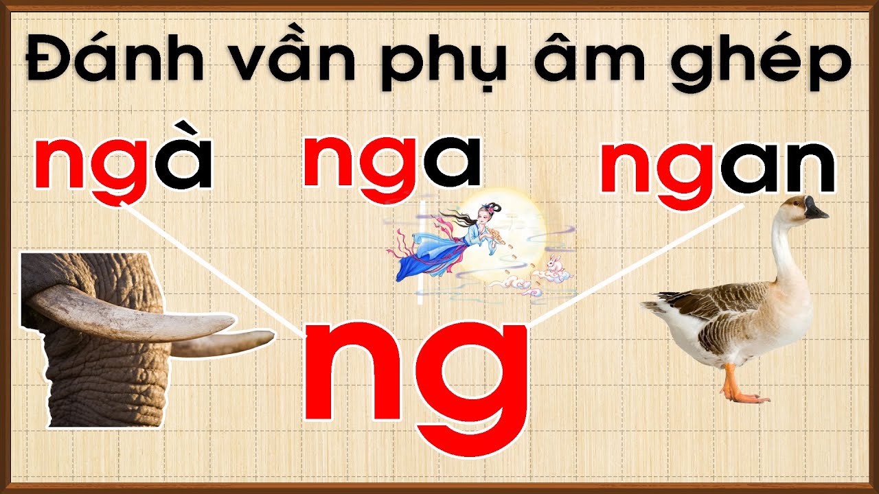 Học phụ âm ghép tiếng việt bài 5 |Học chữ ng