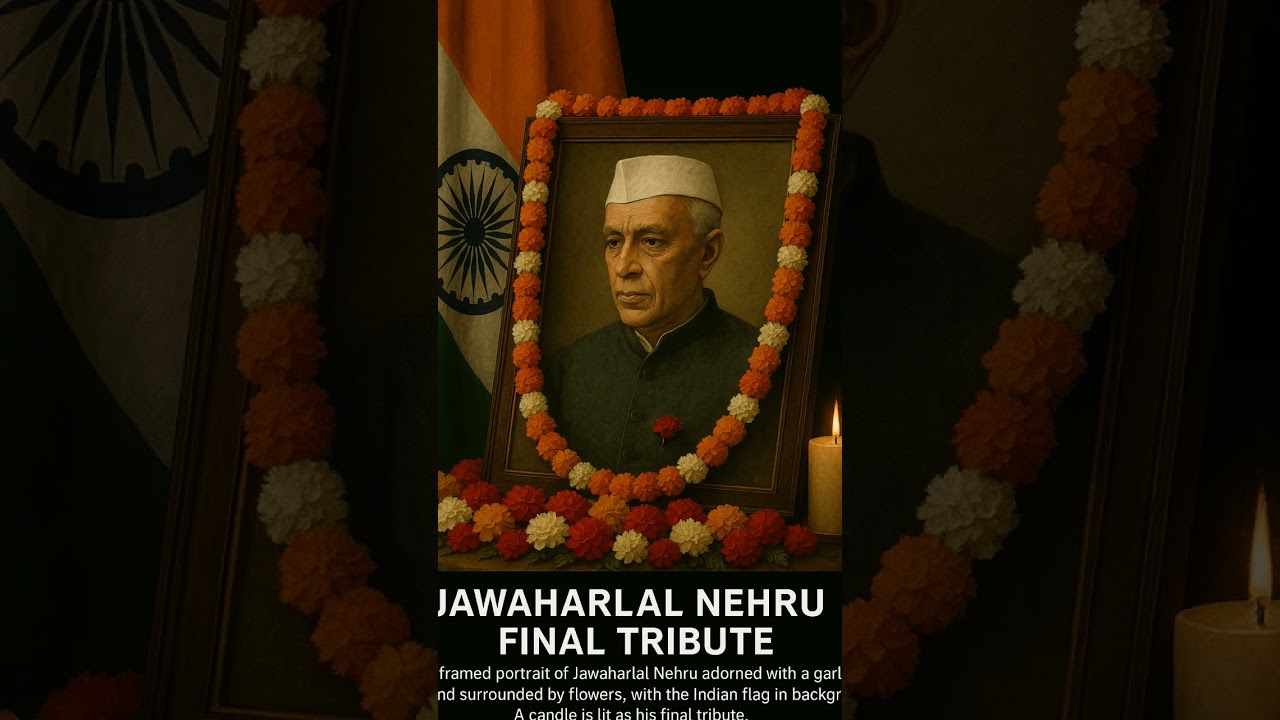 P. T JAWAHAR LAL NEHRU'S LAST TRIBUTE WAS GIVEN ON THIS DAY 11/06/2025    #freedomfighter