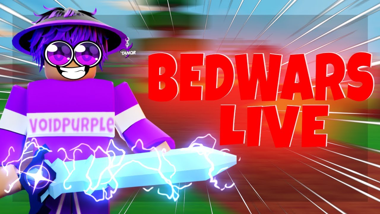Roblox BEDWARS LIVE With VoidPurple!! 