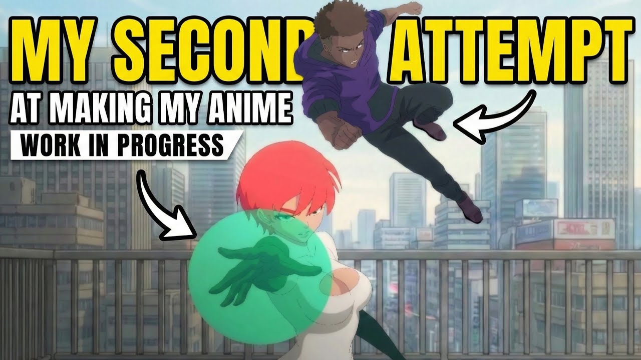 My Second Attempt at Making My Anime | Work in Progress