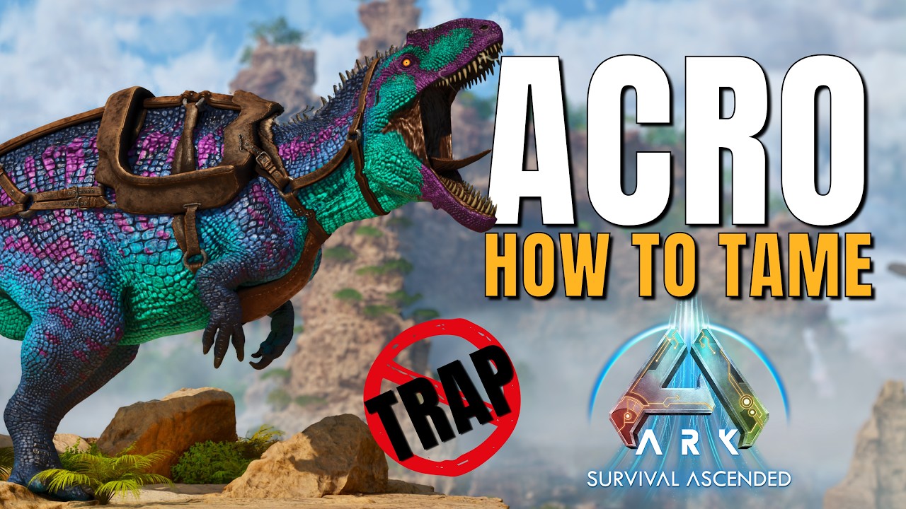 The BEST way to TAME the Acro | Ark Survival Ascended