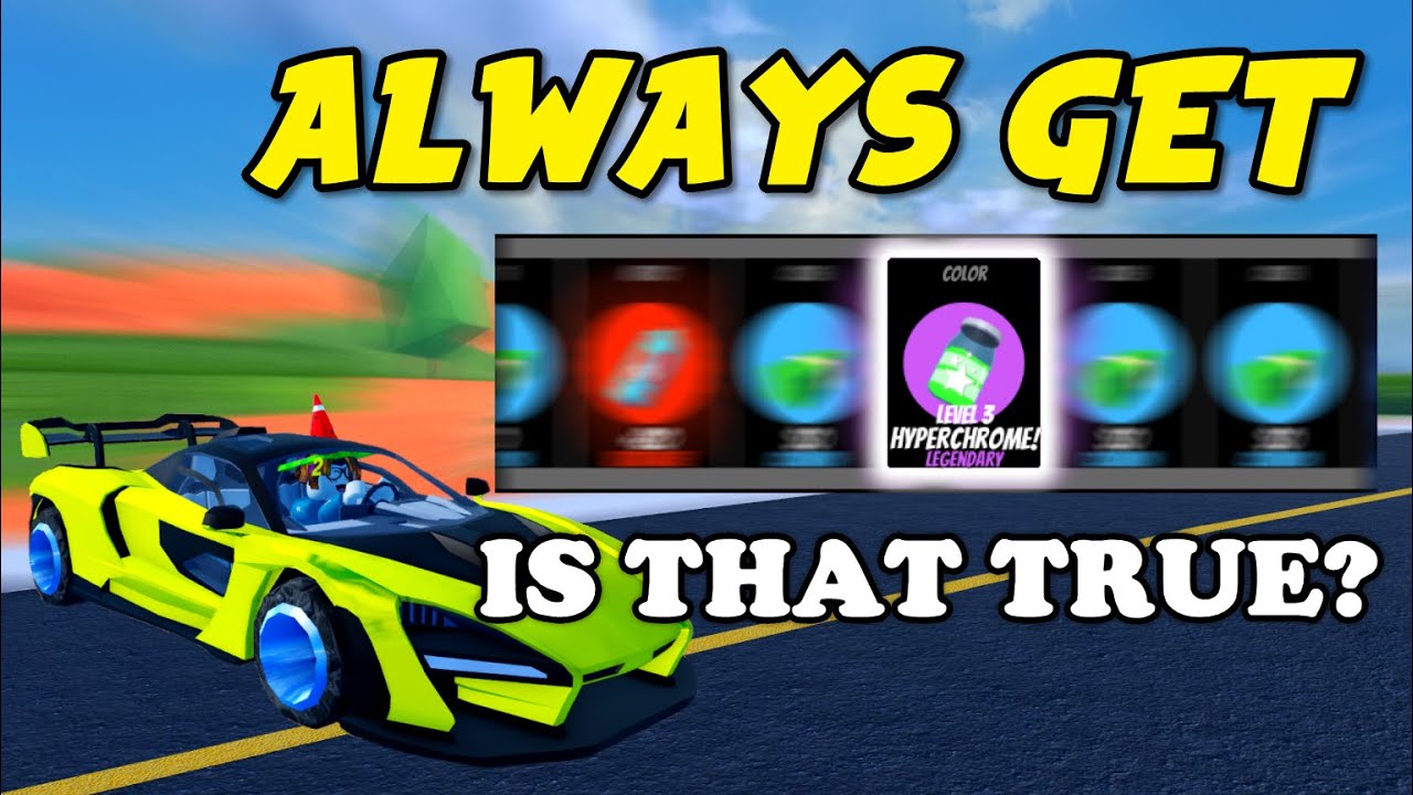 PITY SYSTEM Revealed! ALWAYS Get Hyper Chrome? IS THAT TRUE? (Roblox Jailbreak)