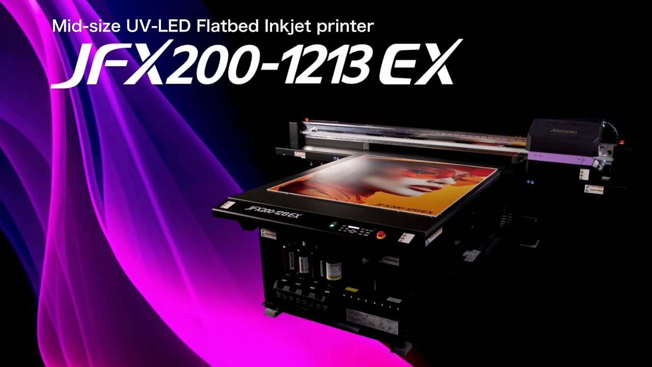 JFX200-1213 EX | Mid-size UV-LED Flatbed Inkjet Printer | MIMAKI ENGINEERING CO., LTD.