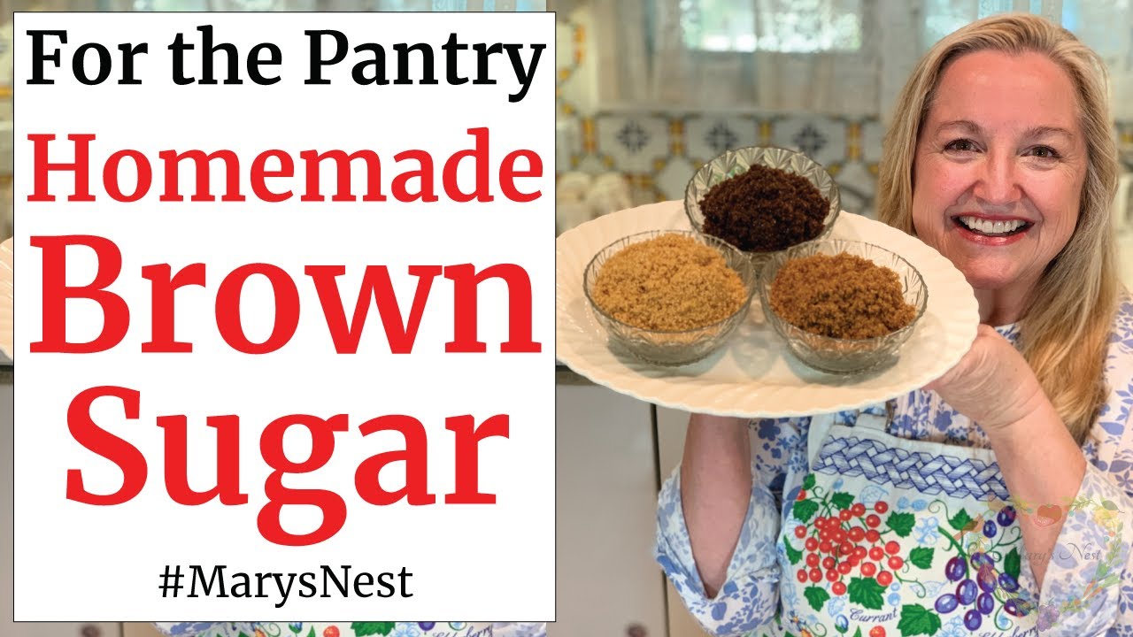 How to Make Brown Sugar - Light, Dark, and Unrefined Sugar Like Sucanat