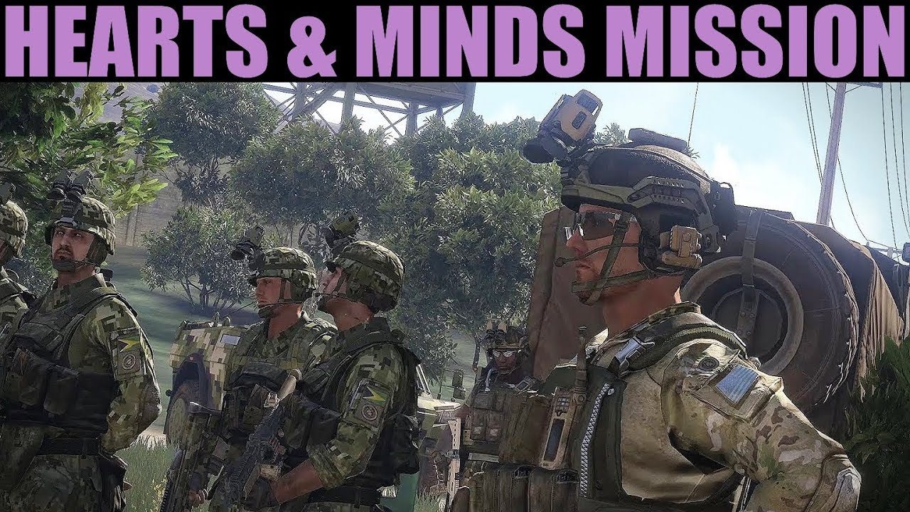 Hearts & Minds Mission In Caprapeistan Turns Ugly | Arma 3