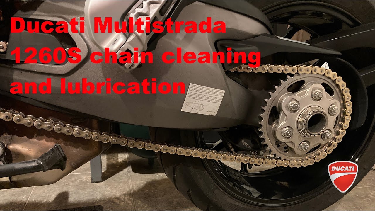 Чистка и смазка цепи для Ducati Multistrada 1260S