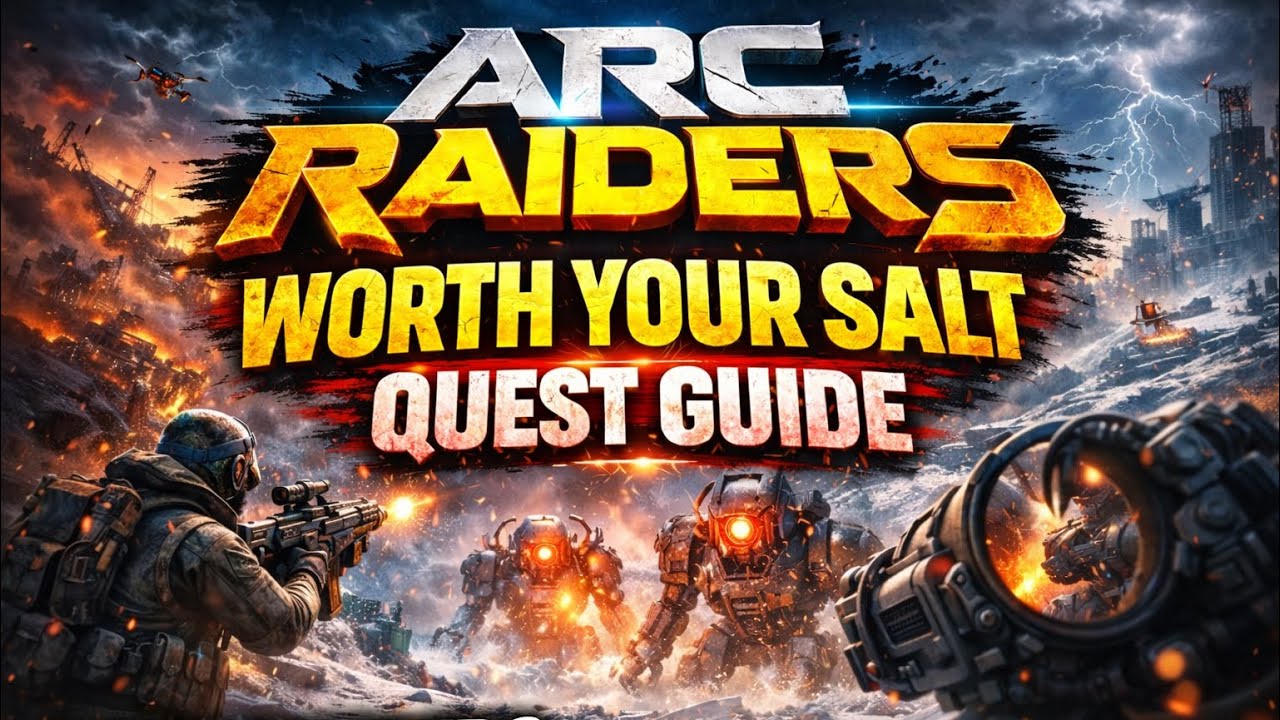 ARC RAIDERS WORTH YOUR SALT QUEST GUIDE #arcraiders
